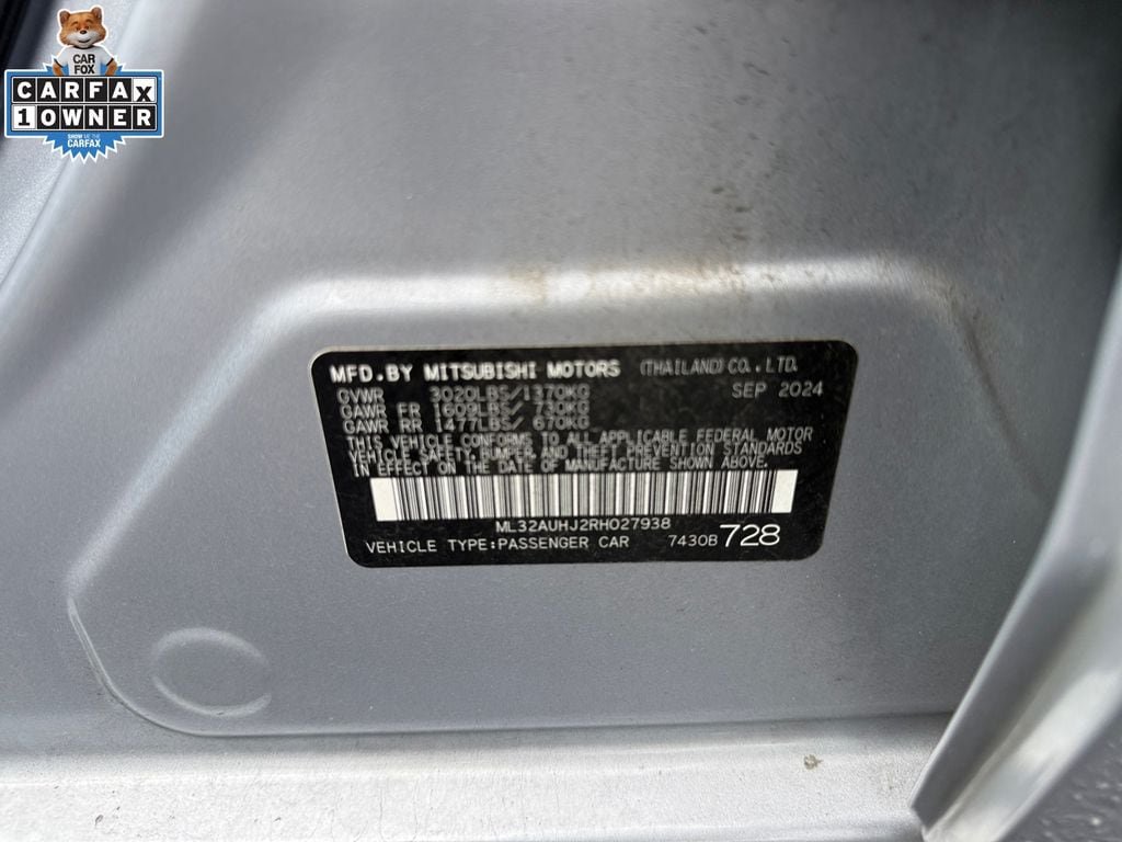 Used 2024 Mitsubishi Mirage ES FWD image 31