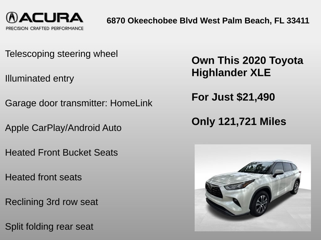 Used 2020 Toyota Highlander XLE FWD image 12