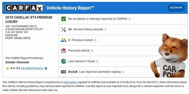 Used 2019 Cadillac XT4 Premium Luxury w/ Driver Awareness Package image 5