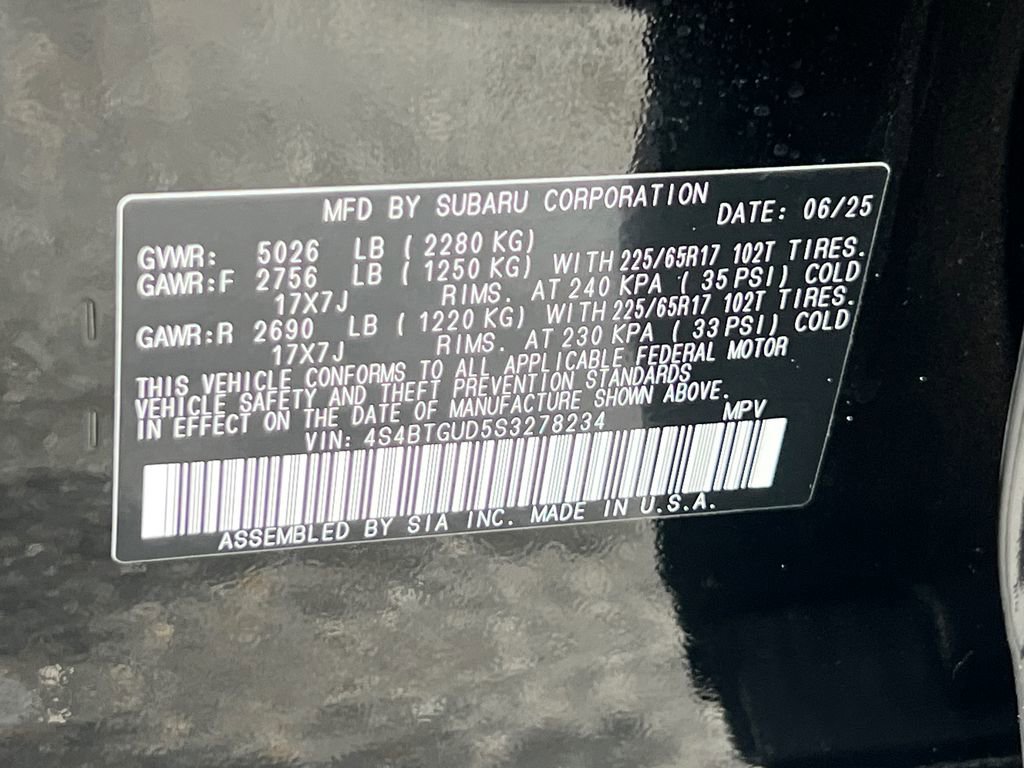 Certified 2025 Subaru Outback Wilderness w/ Wilderness Package image 31