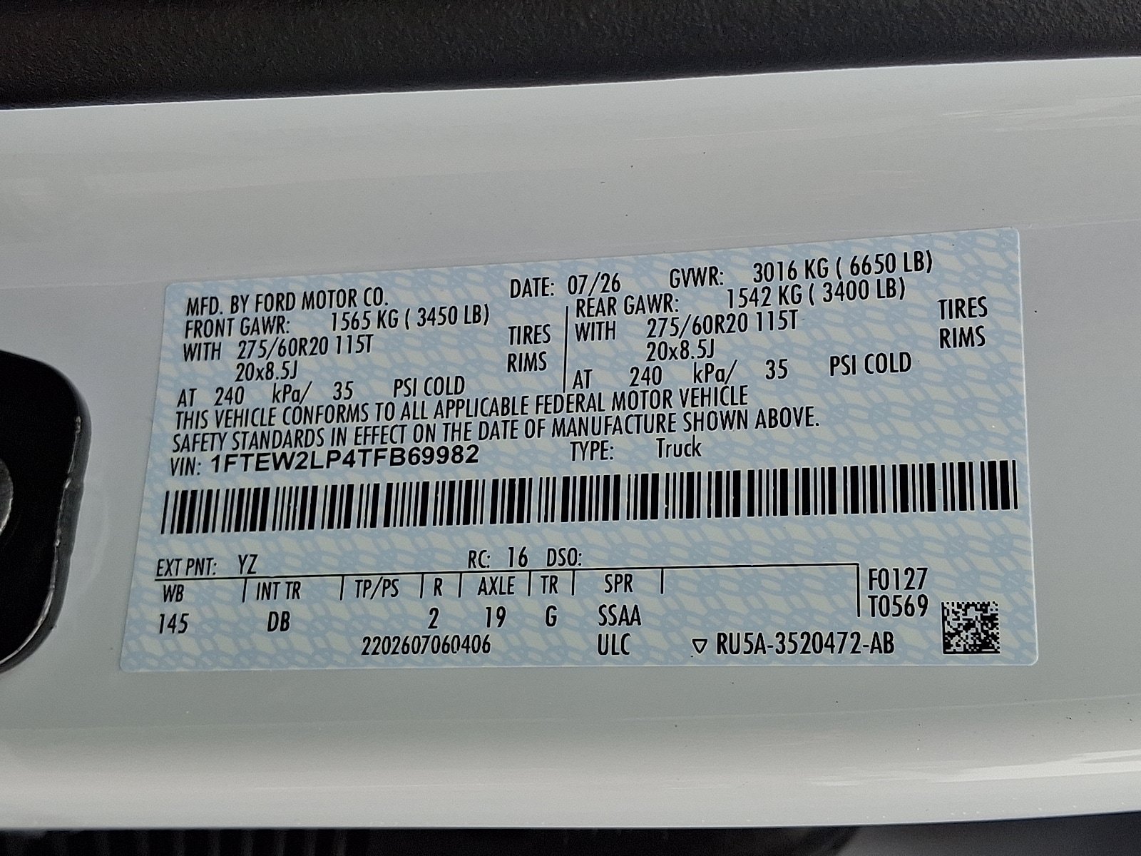 New 2026 Ford F150 STX w/ Equipment Group 200A AWD/4WD image 9