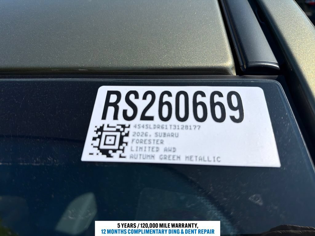 New 2026 Subaru Forester Limited AWD/4WD image 12