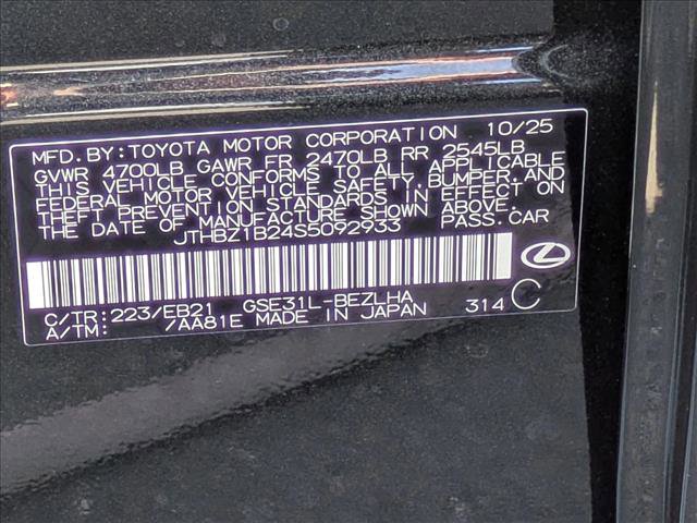 New 2025 Lexus IS 350 F Sport image 16