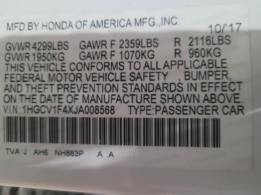 Used 2018 Honda Accord EX image 33