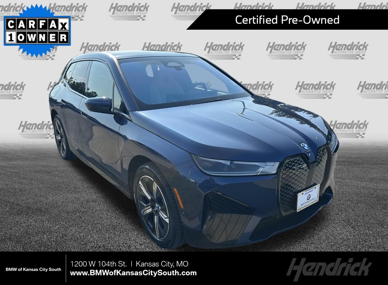 Certified 2024 BMW iX xDrive50 w/ Sport Package AWD/4WD image 1
