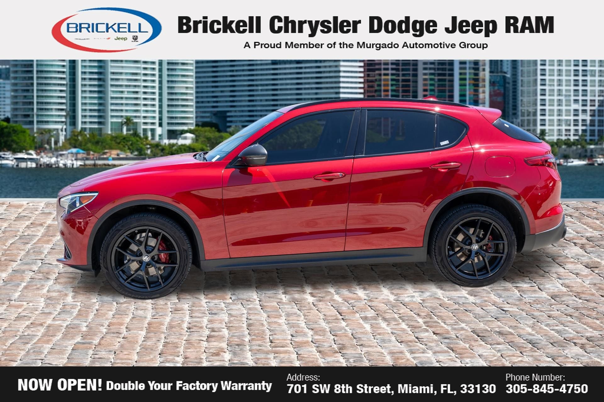 Used 2019 Alfa Romeo Stelvio Sport w/ Quick Order Package 22K Sport RWD image 9