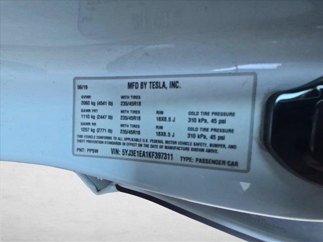 Used 2019 Tesla Model 3 Standard Range Plus RWD image 13