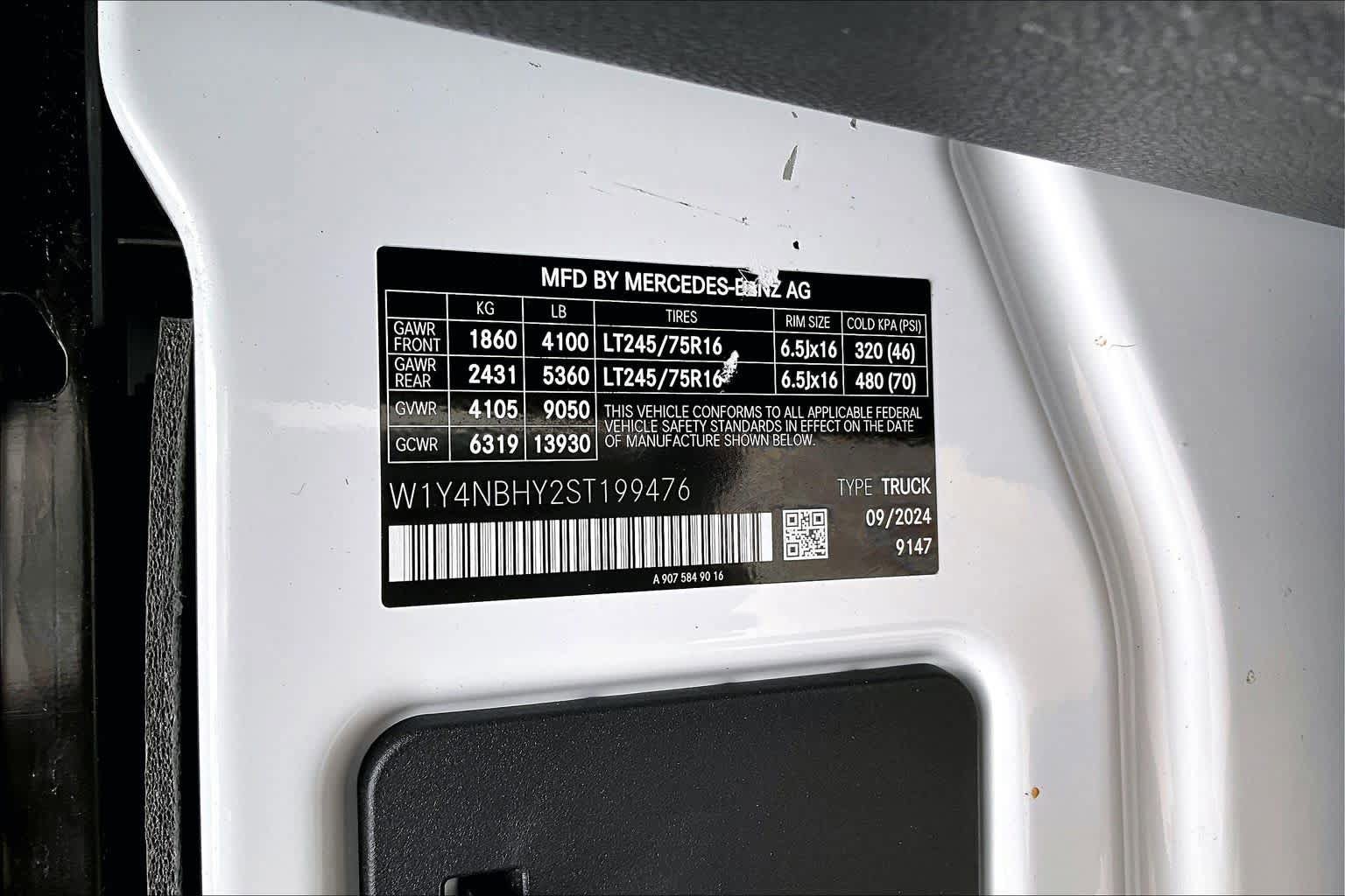 New 2025 Mercedes-Benz Sprinter 2500 image 16