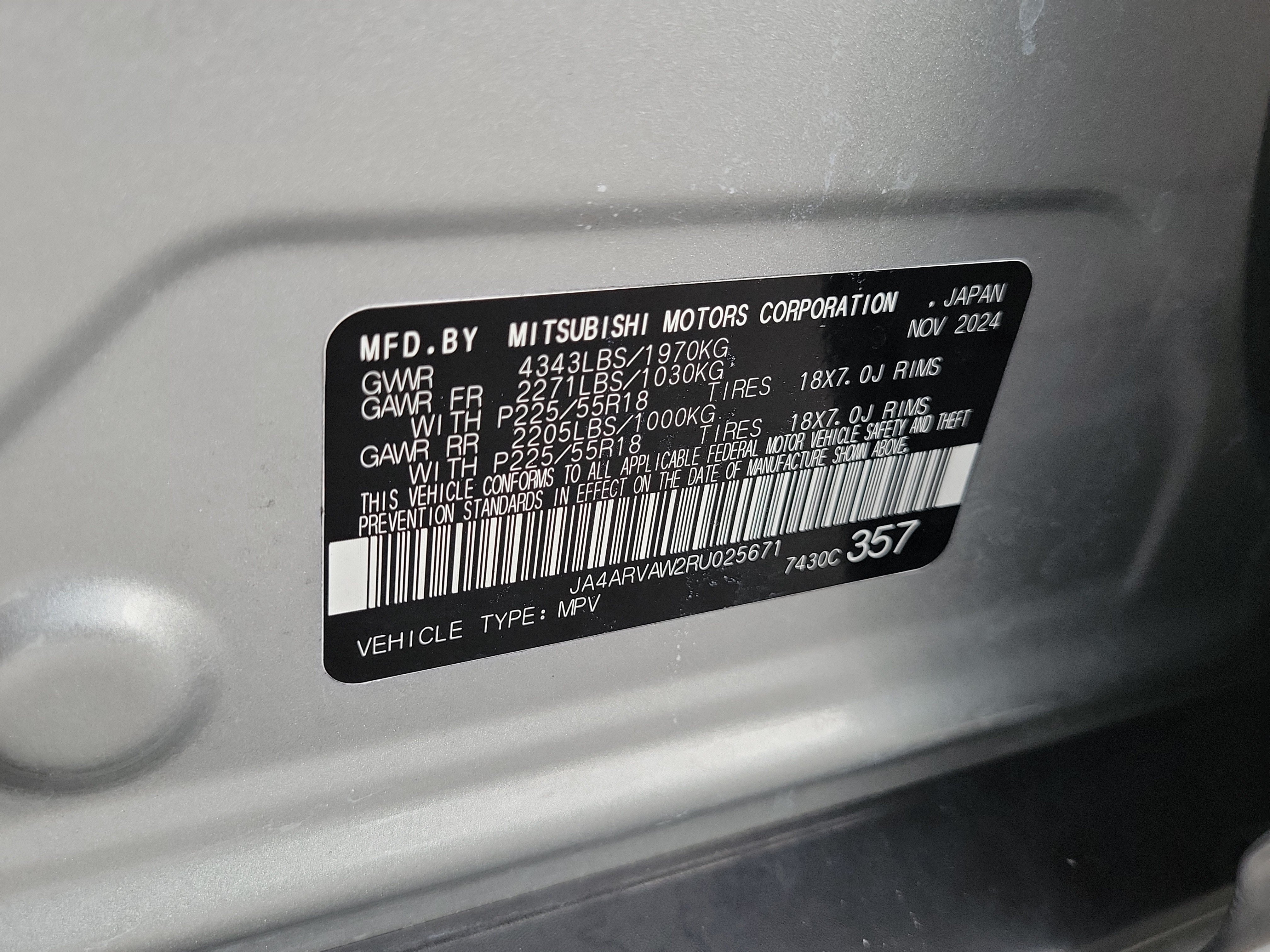 Used 2024 Mitsubishi Outlander Sport SEL AWD/4WD image 30