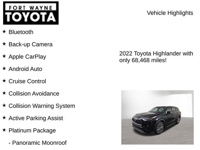 Used 2022 Toyota Highlander Platinum AWD/4WD image 7