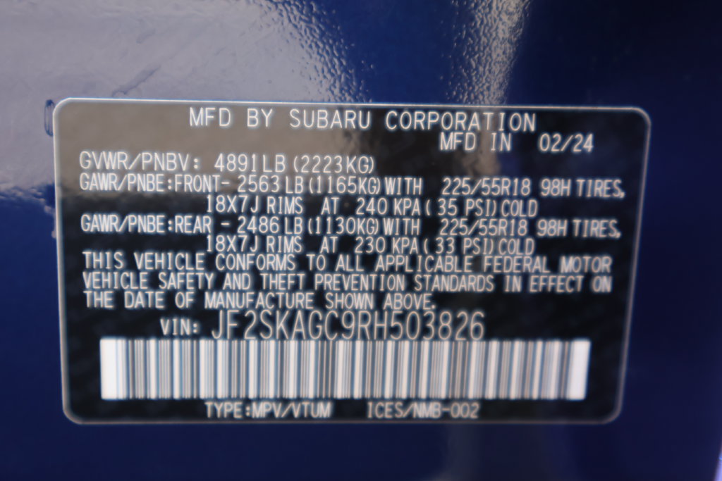 Certified 2024 Subaru Forester Sport w/ Pop Package 2 AWD/4WD image 28