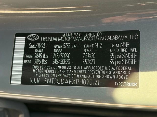 Used 2024 Hyundai Santa Cruz Night image 23