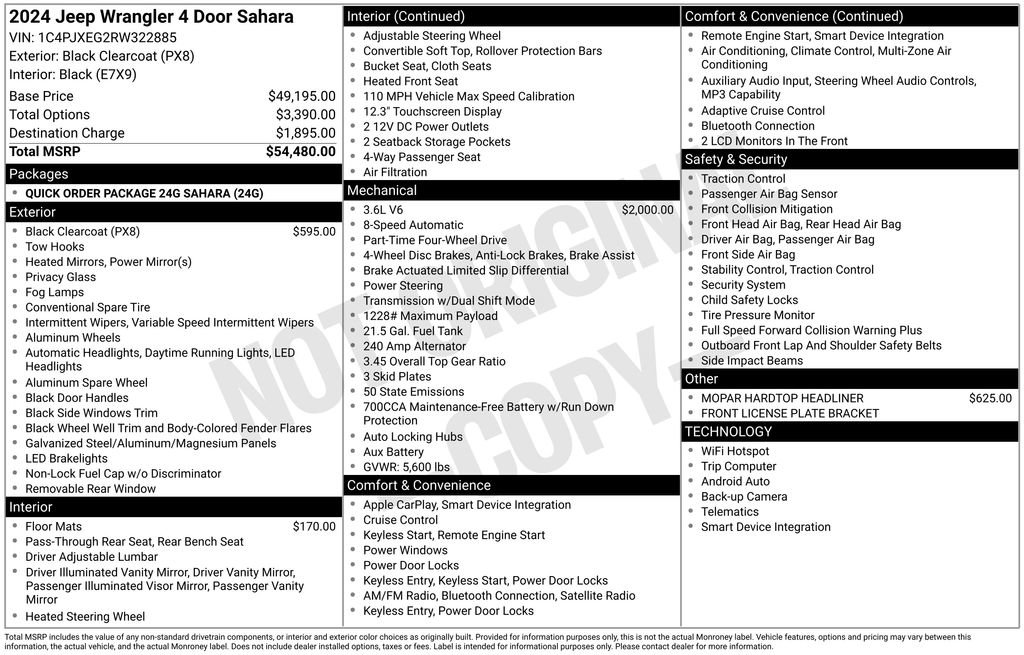 Used 2024 Jeep Wrangler Sahara image 6