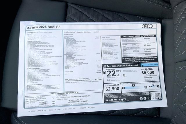 New 2025 Audi S5 Premium Plus image 13