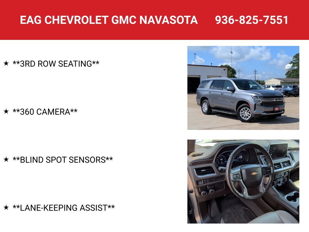 Used 2022 Chevrolet Tahoe LT w/ Luxury Package RWD image 8