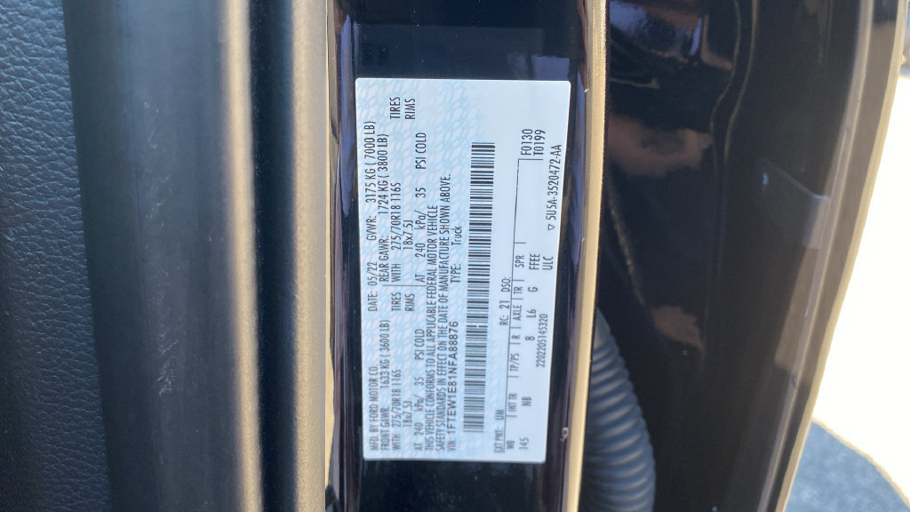Used 2022 Ford F150 Tremor w/ Equipment Group 402A High AWD/4WD image 18