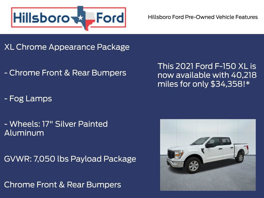 Used 2021 Ford F150 XL w/ Trailer Tow Package AWD/4WD image 6