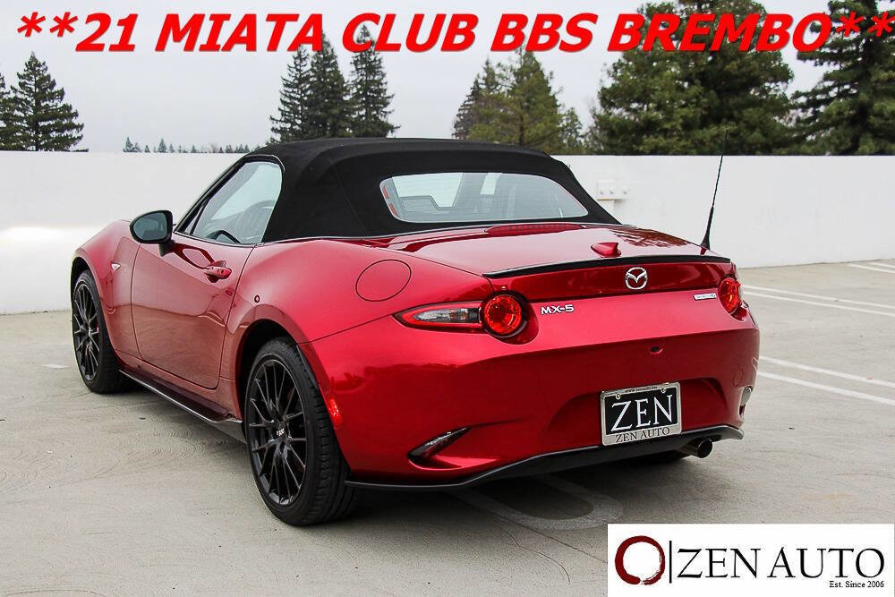 Used 2021 MAZDA MX-5 Miata Club w/ Brembo/BBS Recaro Package image 9