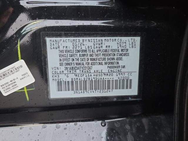 New 2026 Nissan Sentra SV w/ Floor Mat Package image 16