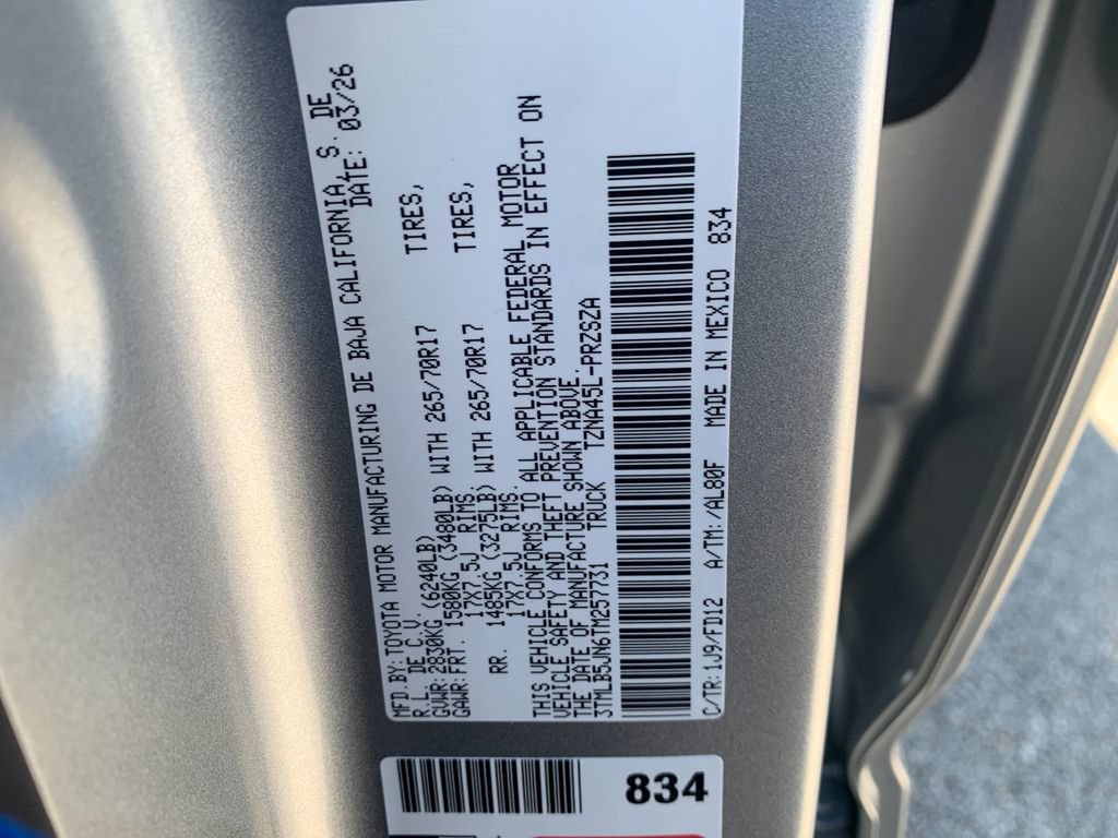 New 2026 Toyota Tacoma TRD Off-Road AWD/4WD image 32