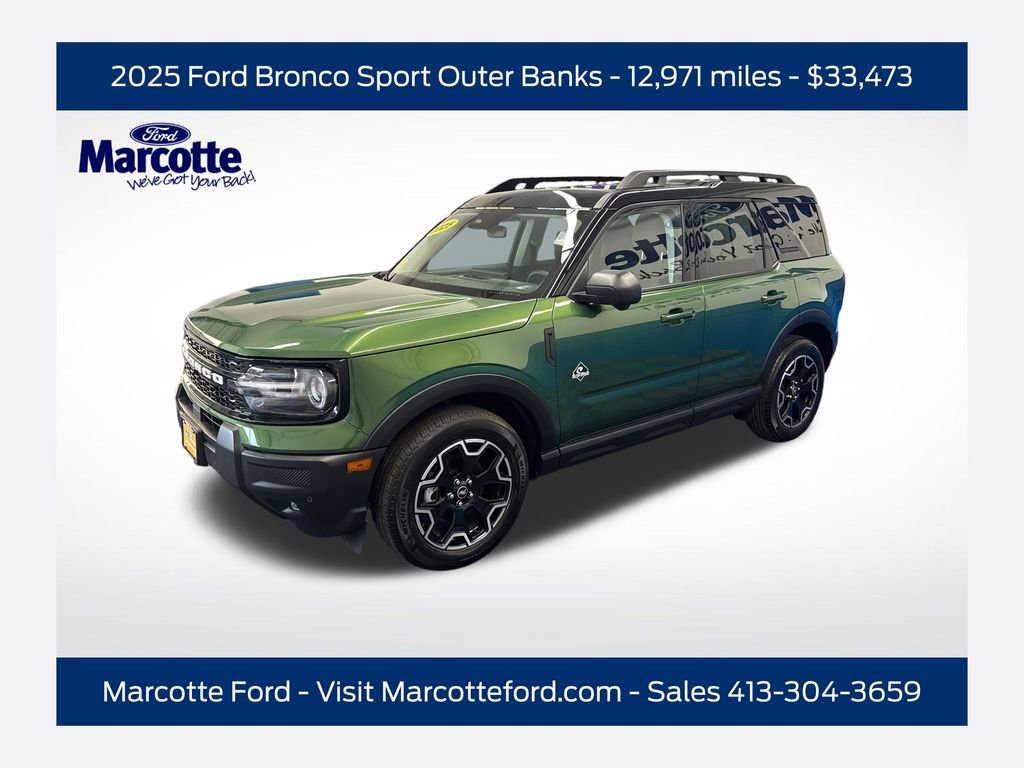 Certified 2025 Ford Bronco Sport Outer Banks w/ Outer Banks Tech Package+ AWD/4WD image 1
