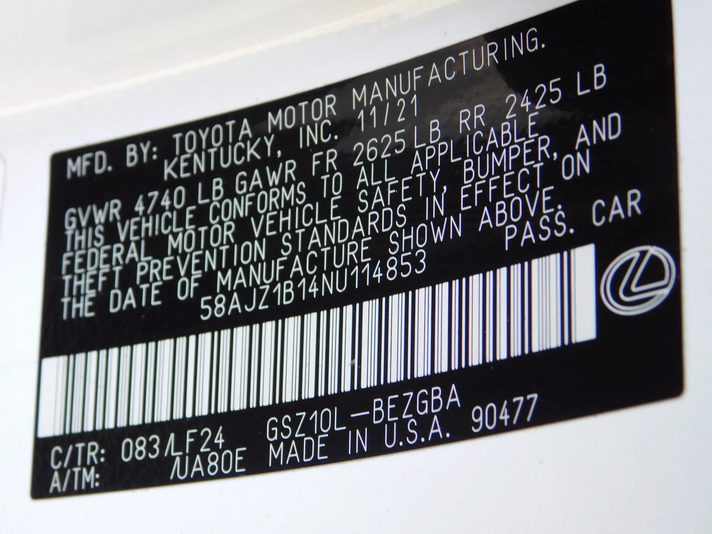 Used 2022 Lexus ES 350 F Sport FWD image 27