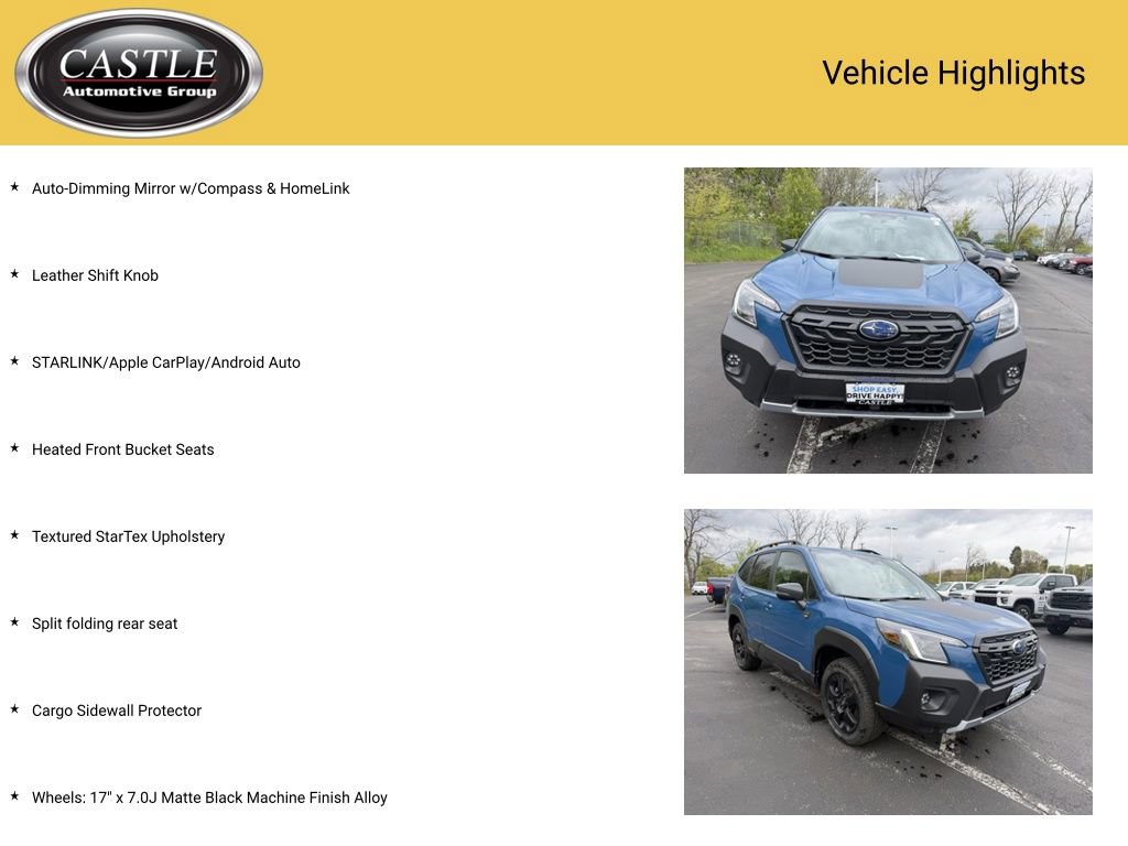 Used 2022 Subaru Forester Wilderness w/ Wilderness Package AWD/4WD image 7