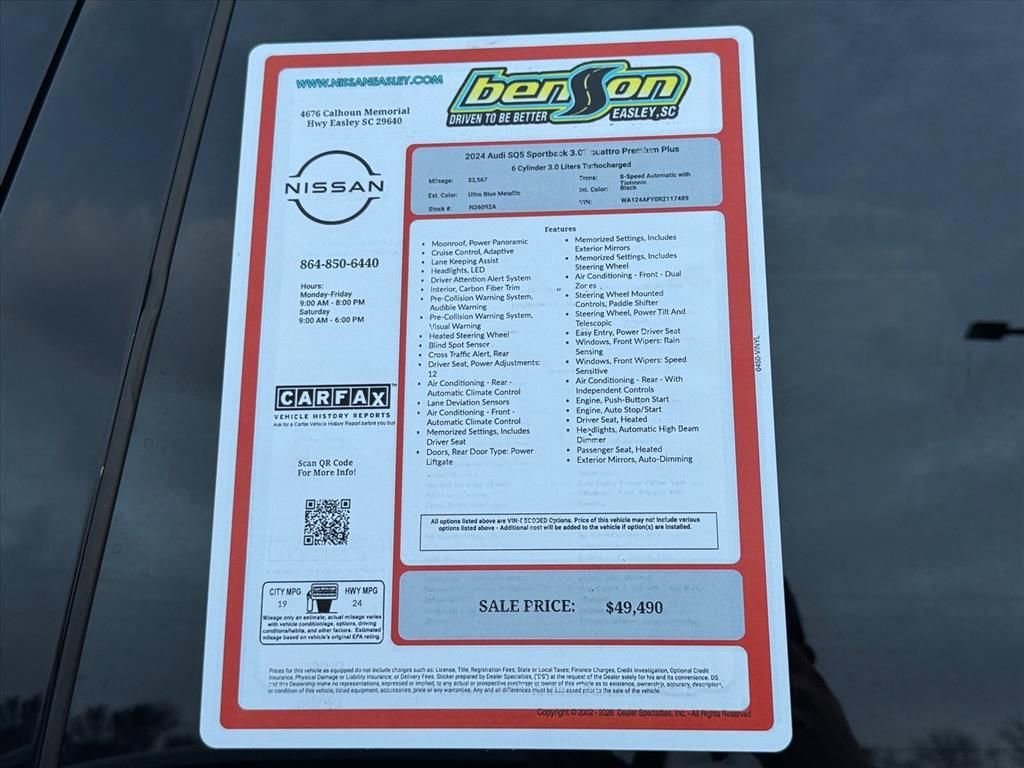 Used 2024 Audi SQ5 Premium Plus w/ S Sport Package image 27