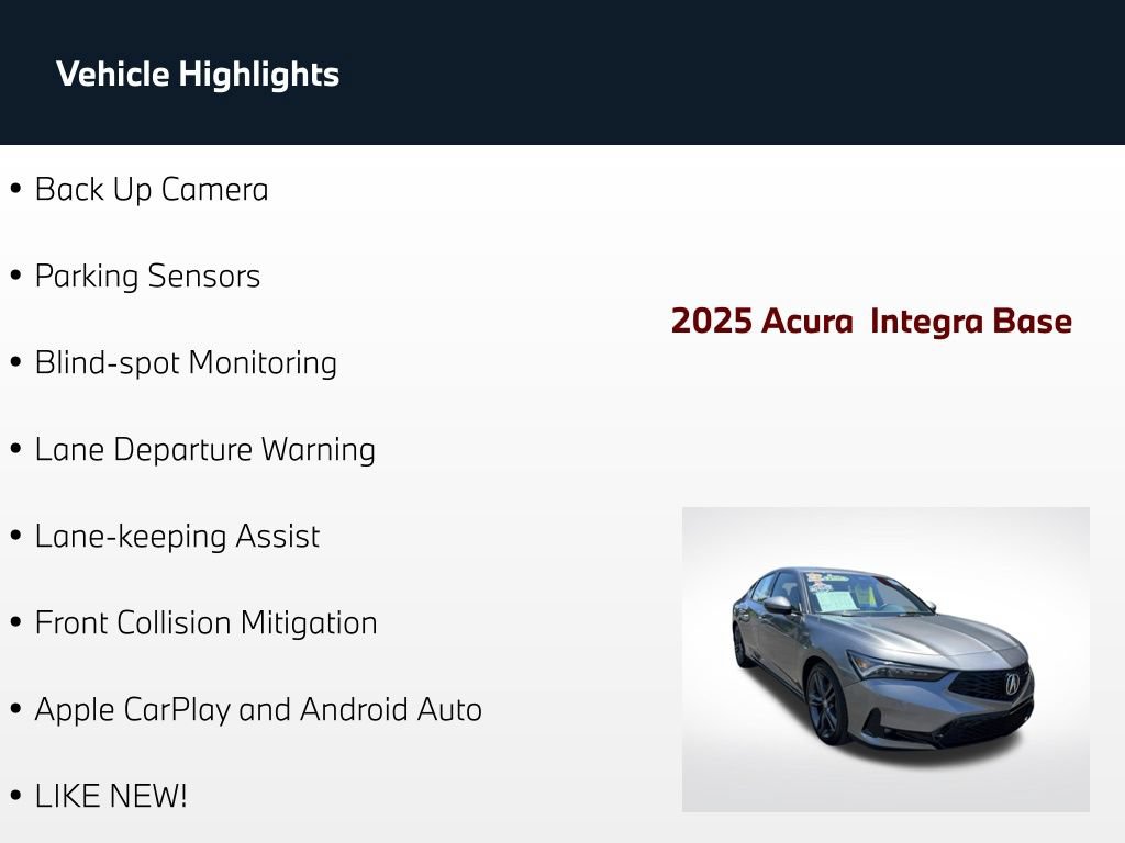 Used 2025 Acura Integra A-Spec FWD image 59