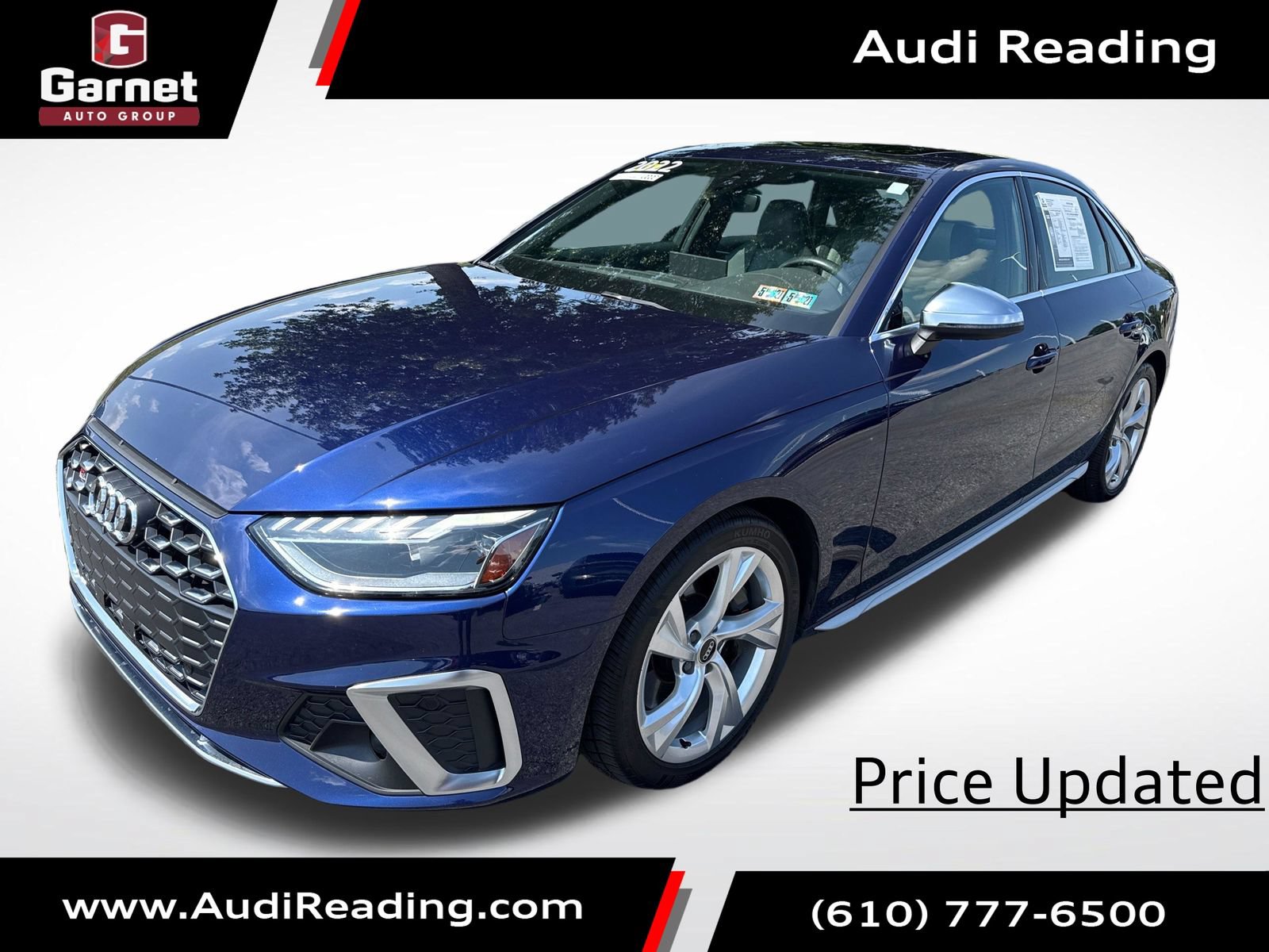 Certified 2022 Audi S4 Premium Plus w/ Premium Plus Package