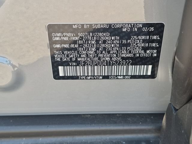 New 2026 Subaru Outback Limited AWD/4WD image 41