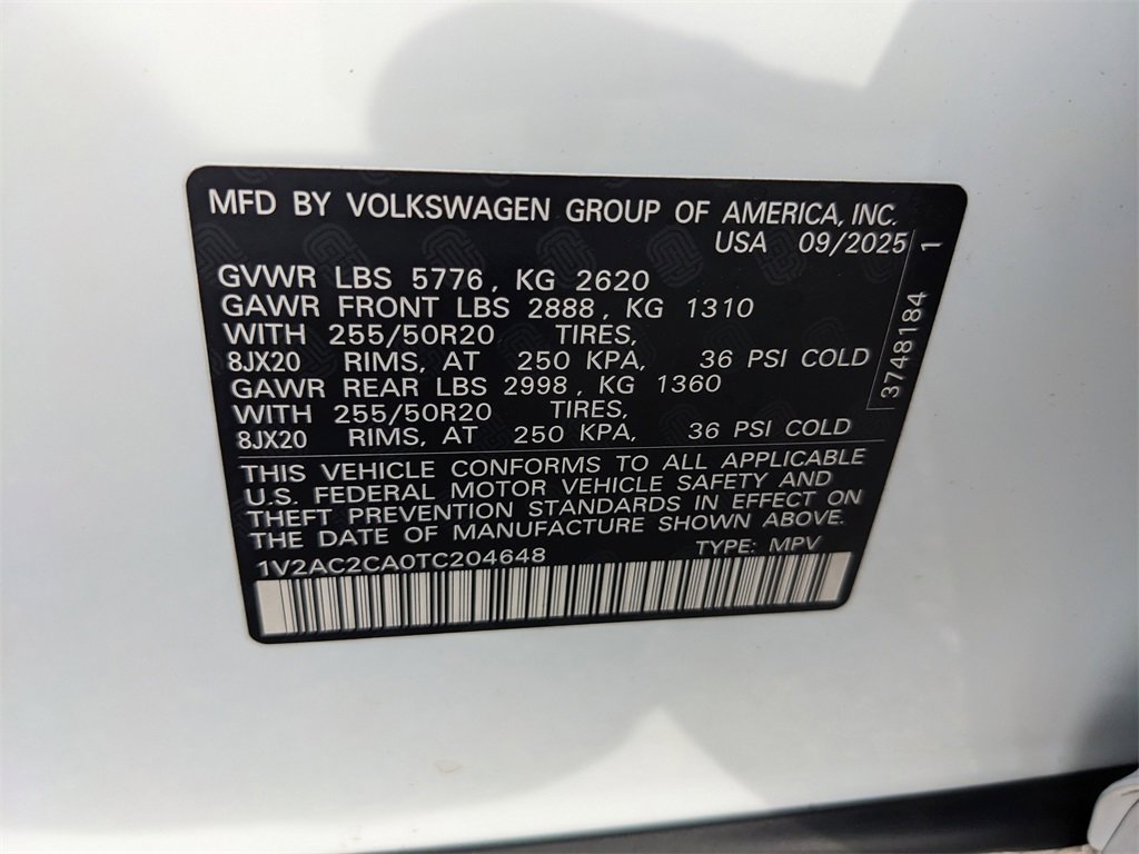 New 2026 Volkswagen Atlas Cross Sport SEL R-Line image 30