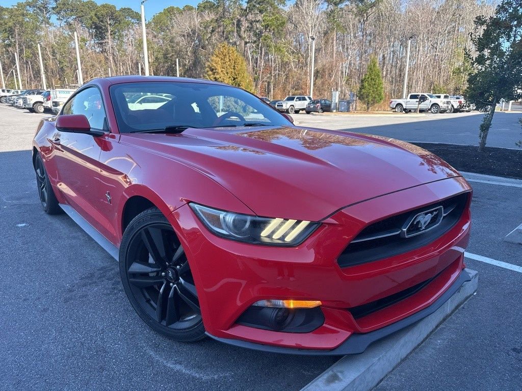 Used 2015 Ford Mustang Premium w/ Ecoboost Performance Package RWD image 1