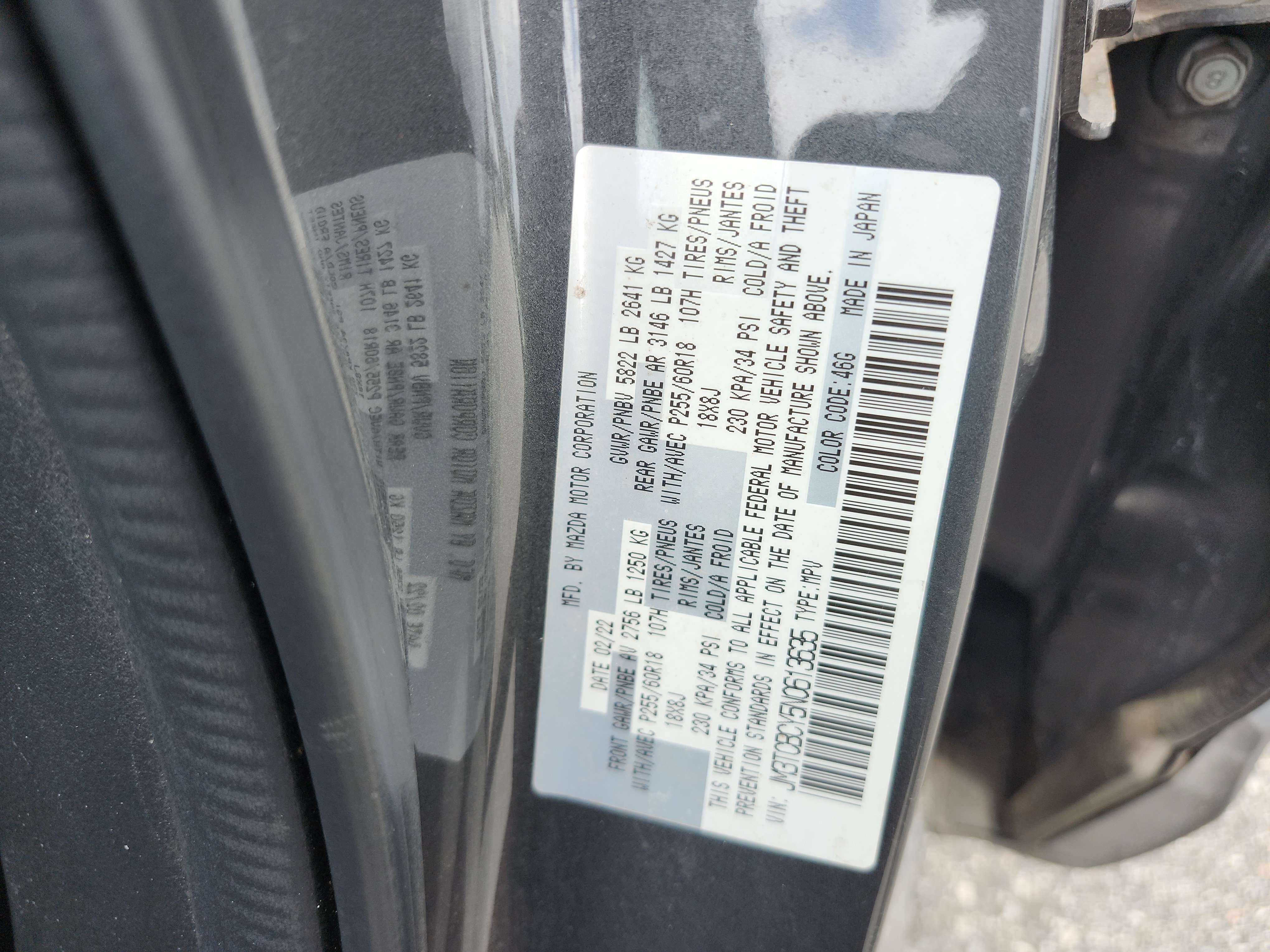 Used 2022 MAZDA CX-9 Touring AWD/4WD image 18