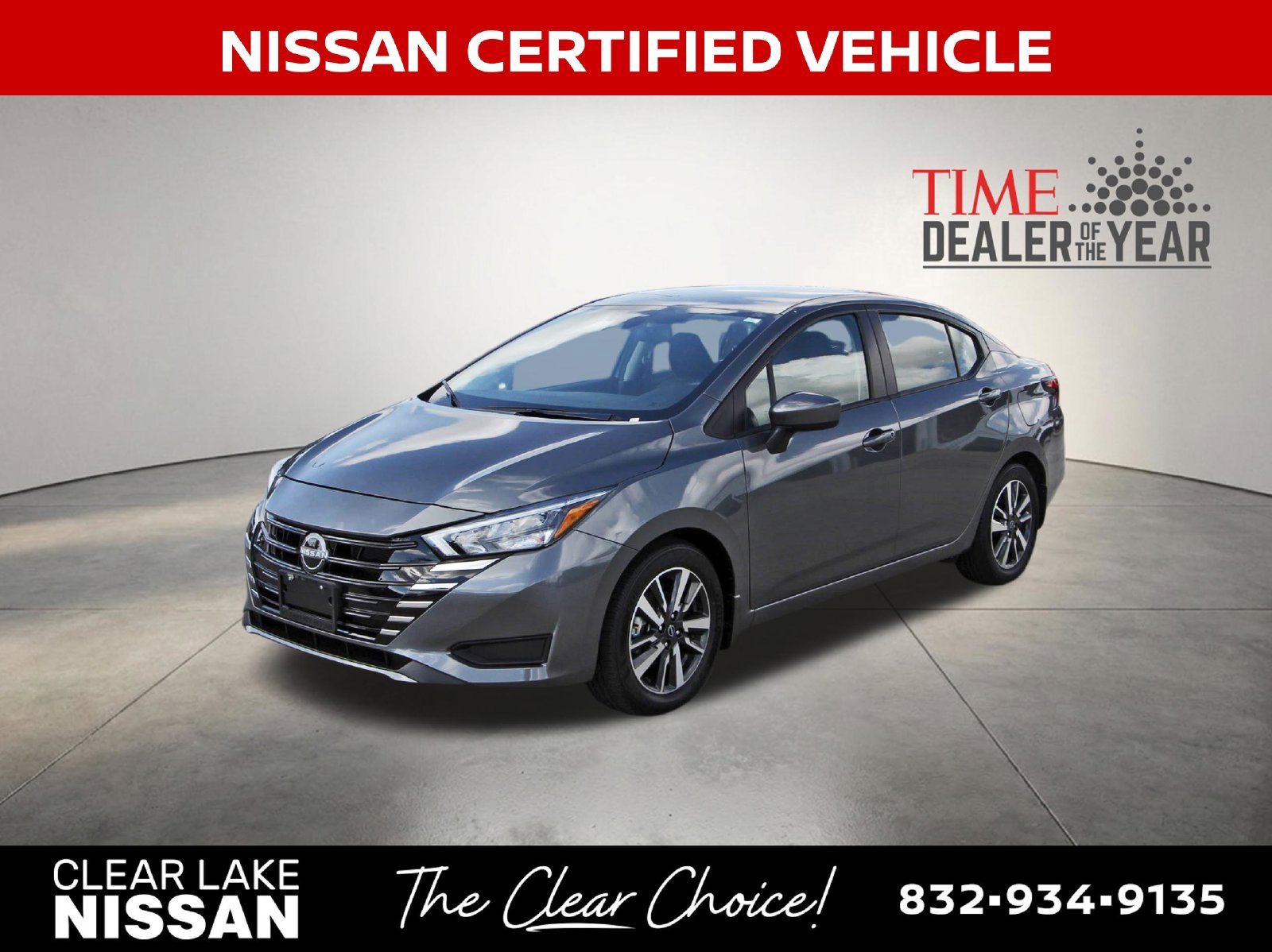 Certified 2025 Nissan Versa SV w/ Trunk Package FWD image 4