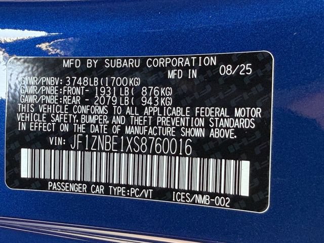 Used 2025 Toyota GR86 Premium w/ ALL Weather Mat Package (TMS) RWD image 22