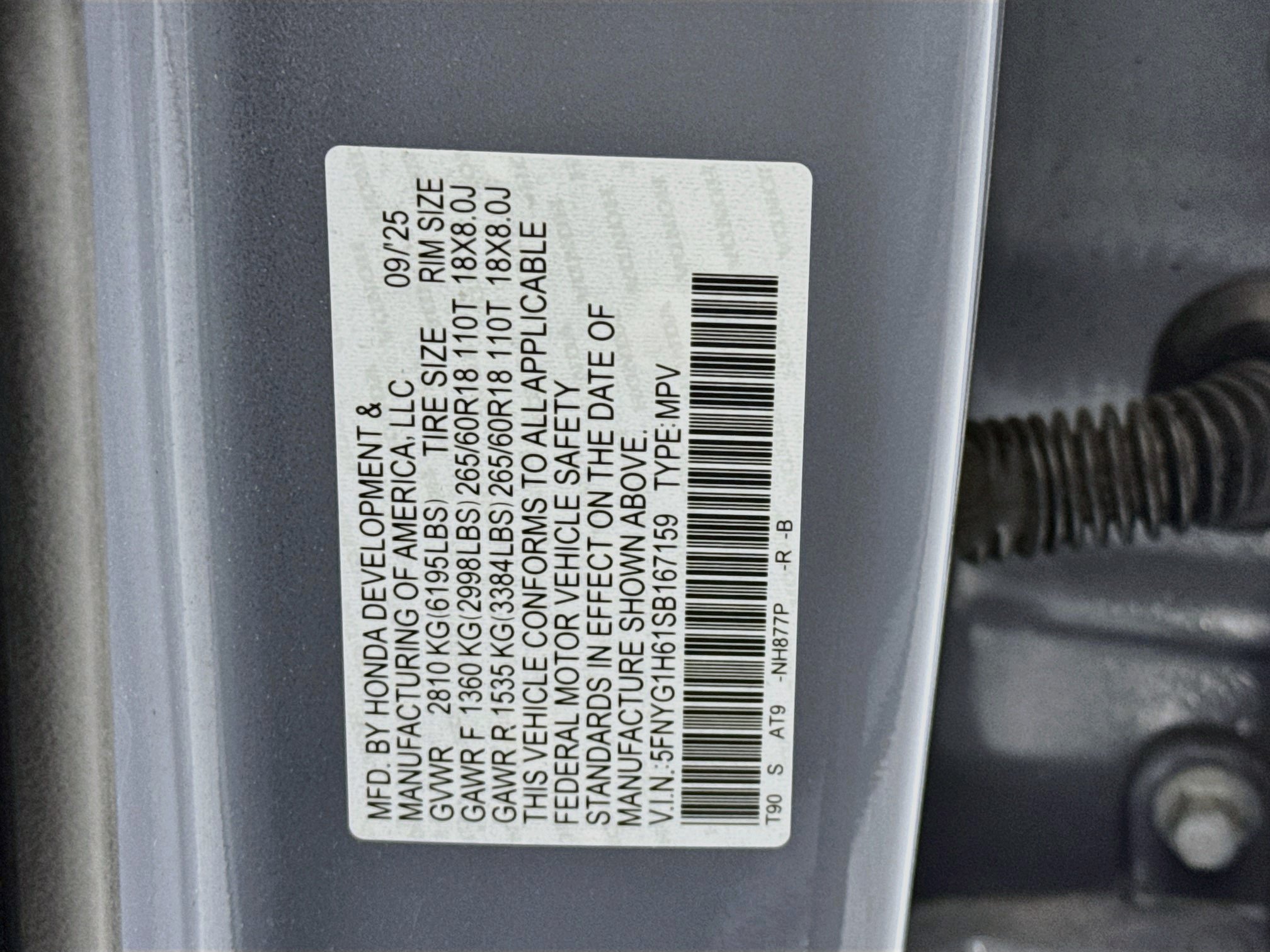 Certified 2025 Honda Pilot TrailSport image 33