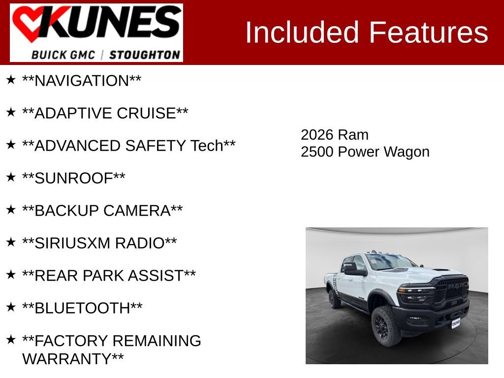 Used 2026 RAM 2500 Power Wagon AWD/4WD image 2