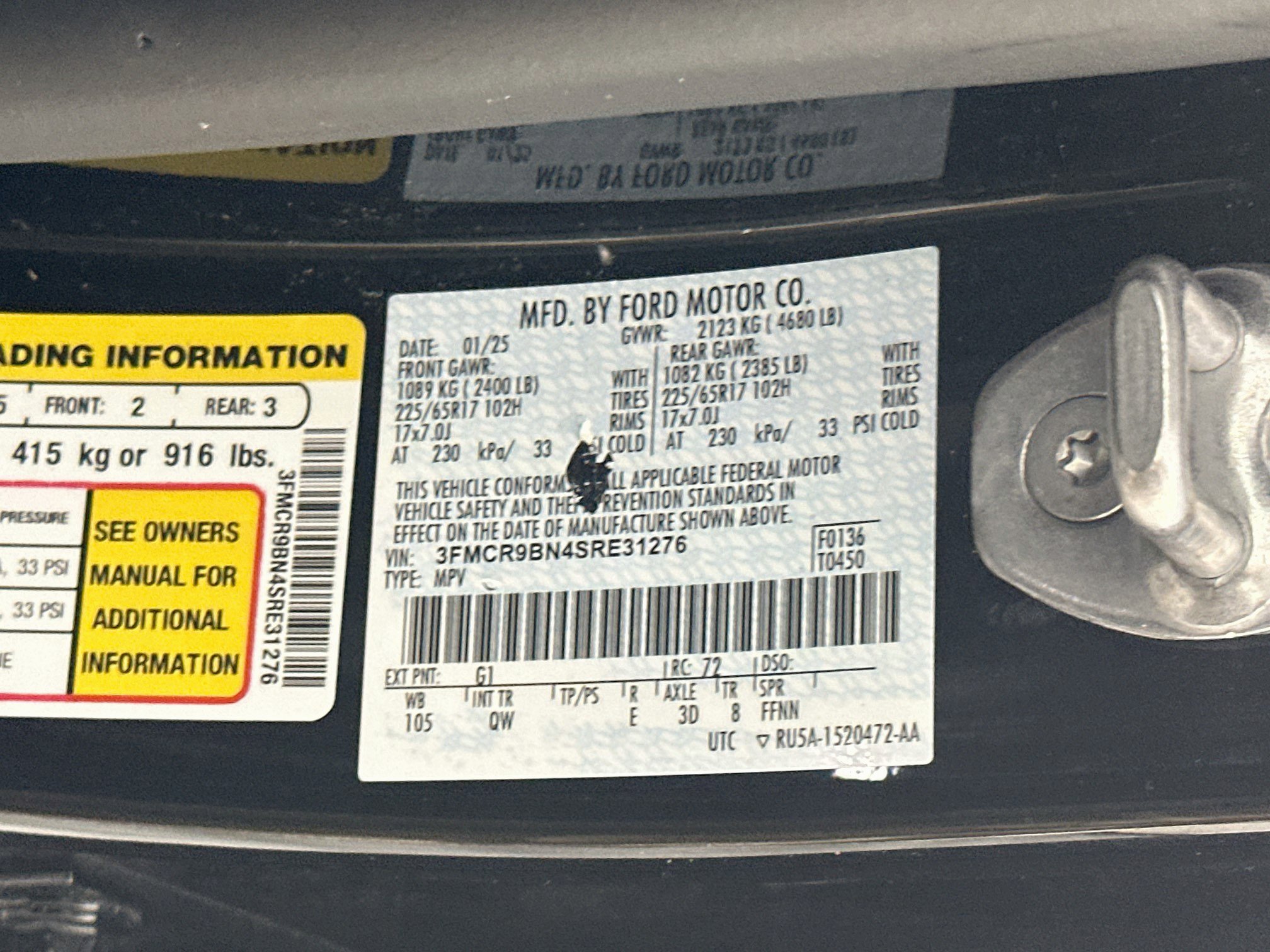 Used 2025 Ford Bronco Sport Big Bend AWD/4WD image 12
