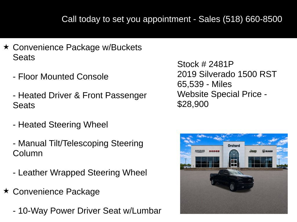 Used 2019 Chevrolet Silverado 1500 RST w/ All-Star Edition AWD/4WD image 30