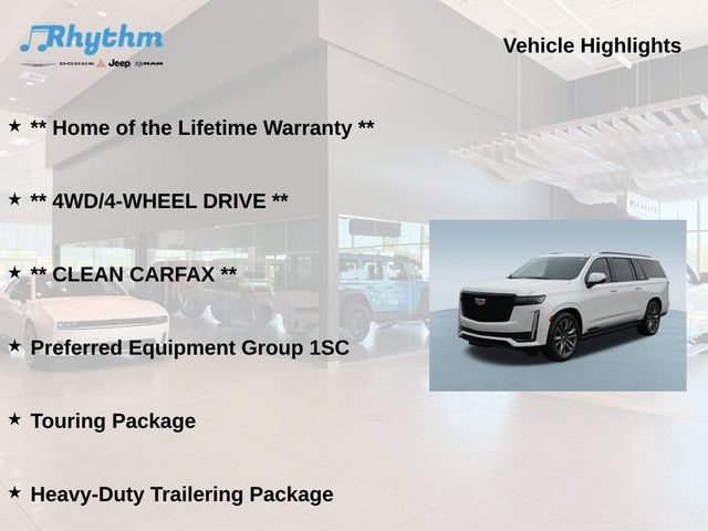 Used 2022 Cadillac Escalade ESV Sport w/ Touring Package AWD/4WD image 5
