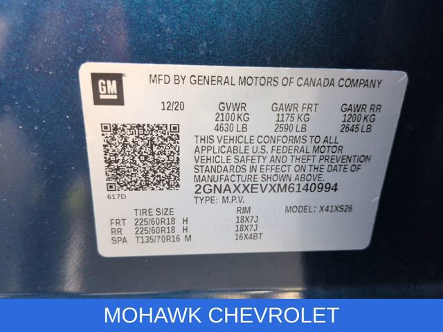 Used 2021 Chevrolet Equinox Premier AWD/4WD image 34