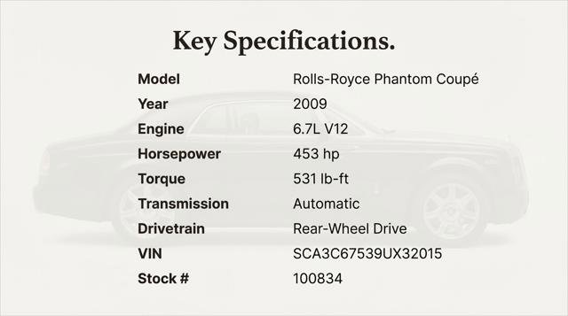 Used 2009 Rolls-Royce Phantom Coupe image 10