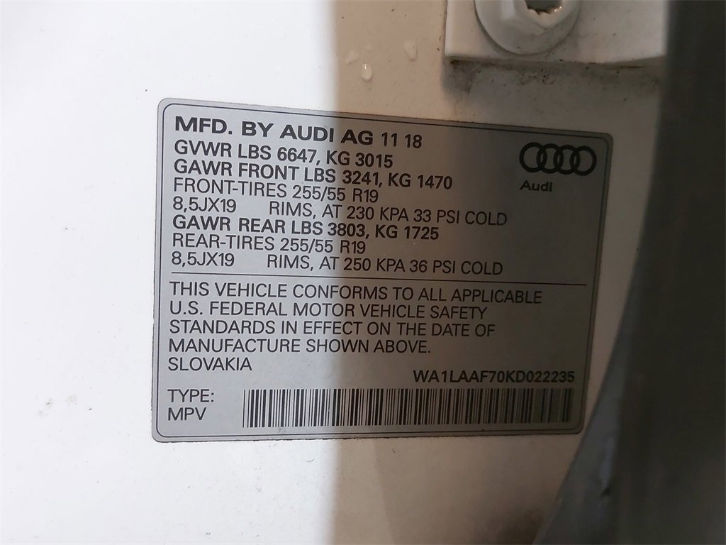 Used 2019 Audi Q7 3.0T Premium Plus w/ Premium Plus Package image 37