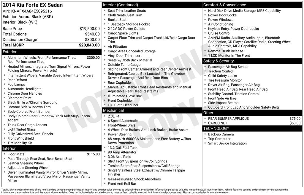 Used 2014 Kia Forte EX image 14