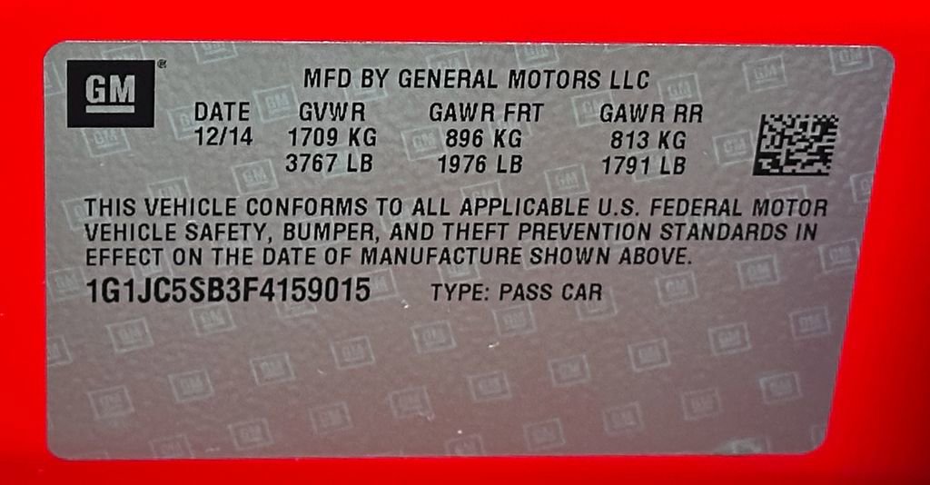 Used 2015 Chevrolet Sonic LT image 45