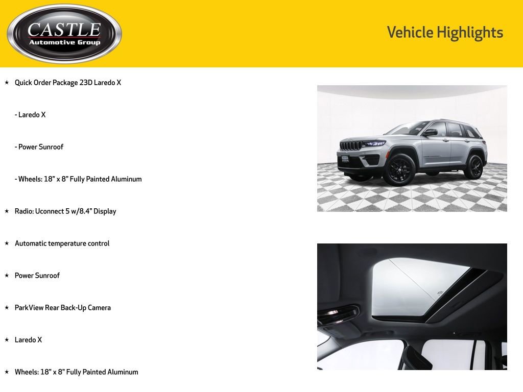 Used 2023 Jeep Grand Cherokee Laredo X image 4