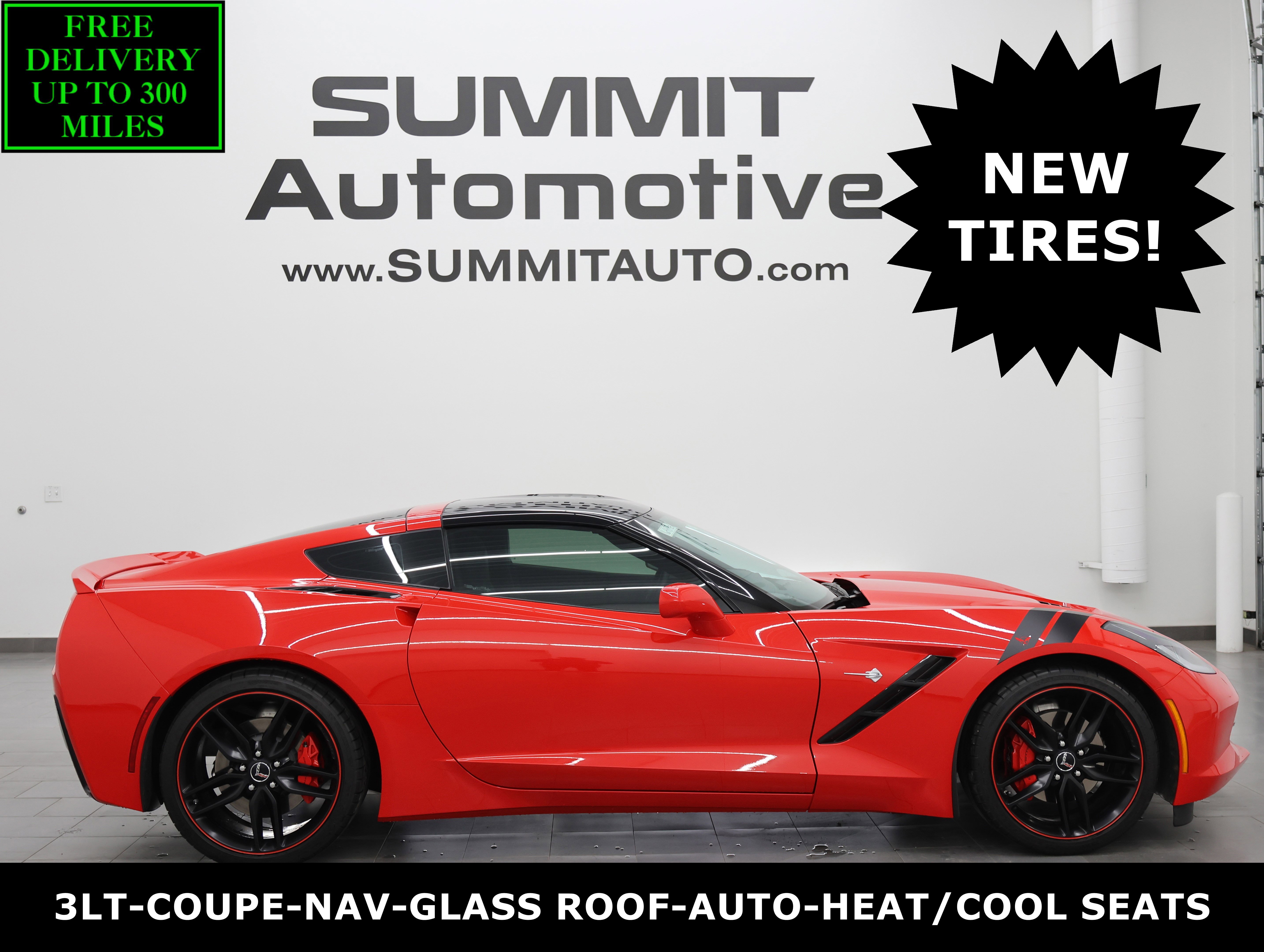 Used 2016 Chevrolet Corvette Stingray Coupe w/ 3LT Preferred Equipment Group RWD image 1