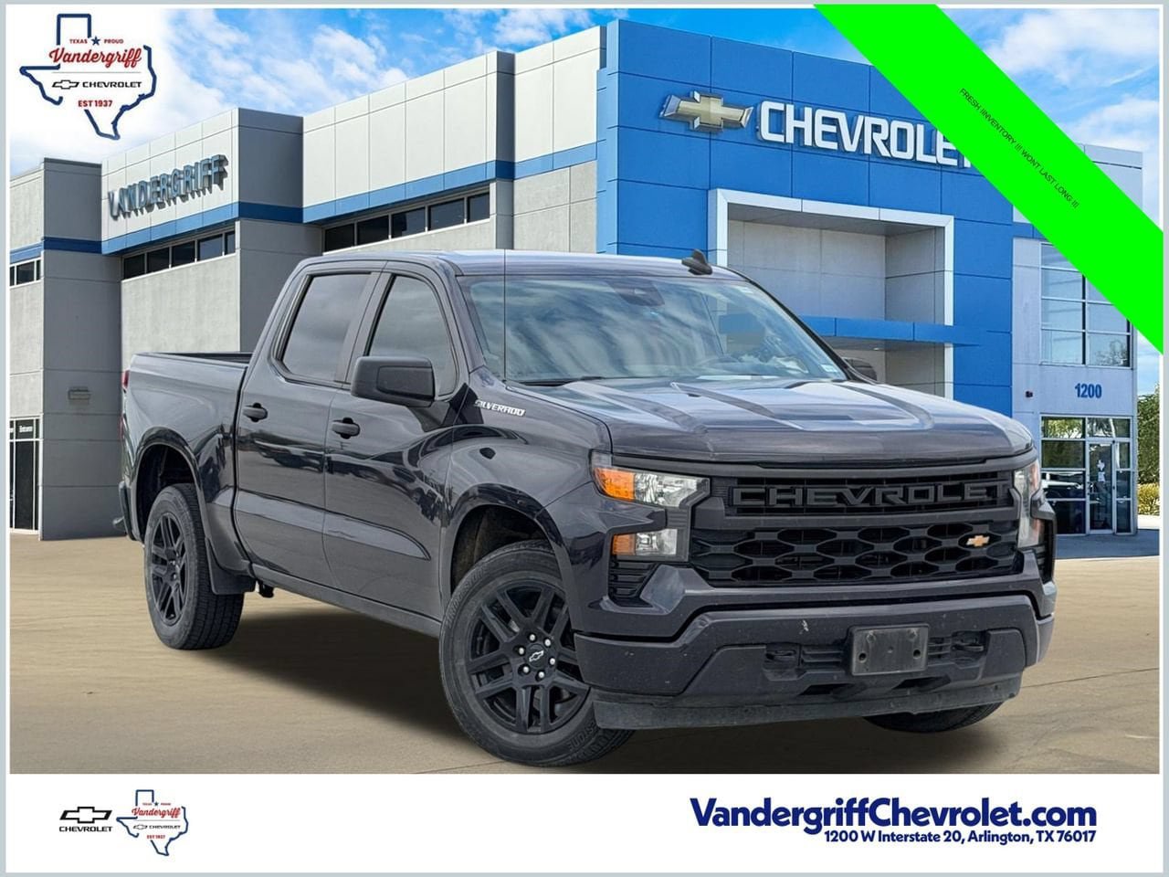 Certified 2023 Chevrolet Silverado 1500 Custom RWD image 1