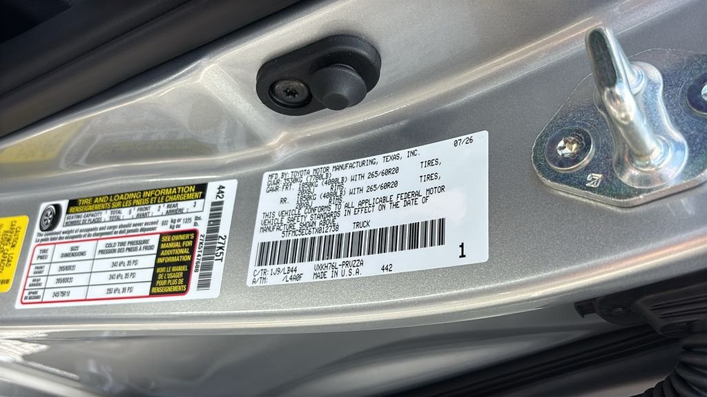 New 2026 Toyota Tundra 1794 Edition AWD/4WD image 39